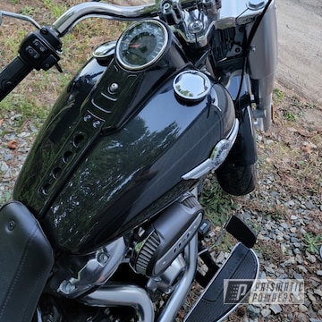 Powder Coated Gloss Black Harley Davidson Motorcycle Parts