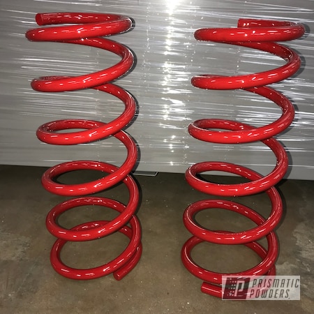 Powder Coating: Automotive,Clear Vision PPS-2974,Dodge Coil Springs,Dodge,Flag Red PSS-0105