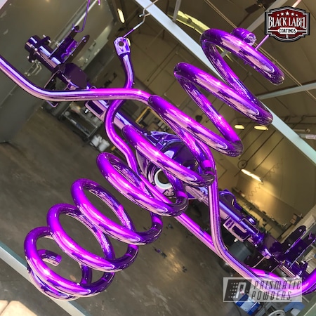 Powder Coating: Suspension,Suspension Lift Components,Clear Vision PPS-2974,2 stage,Illusion Purple PSB-4629,Automotive,McGaughylift
