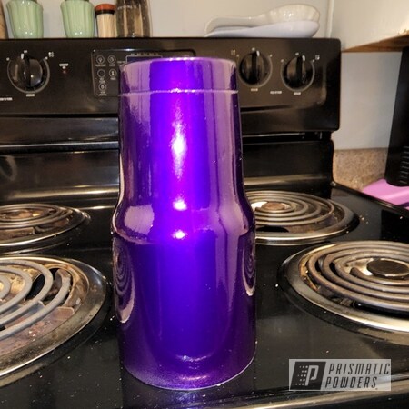Powder Coating: 2 Stage Application,Tumbler,Drinkware,Clear Vision PPS-2974,Illusion Purple PSB-4629