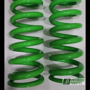 Electric Green Coil Springs