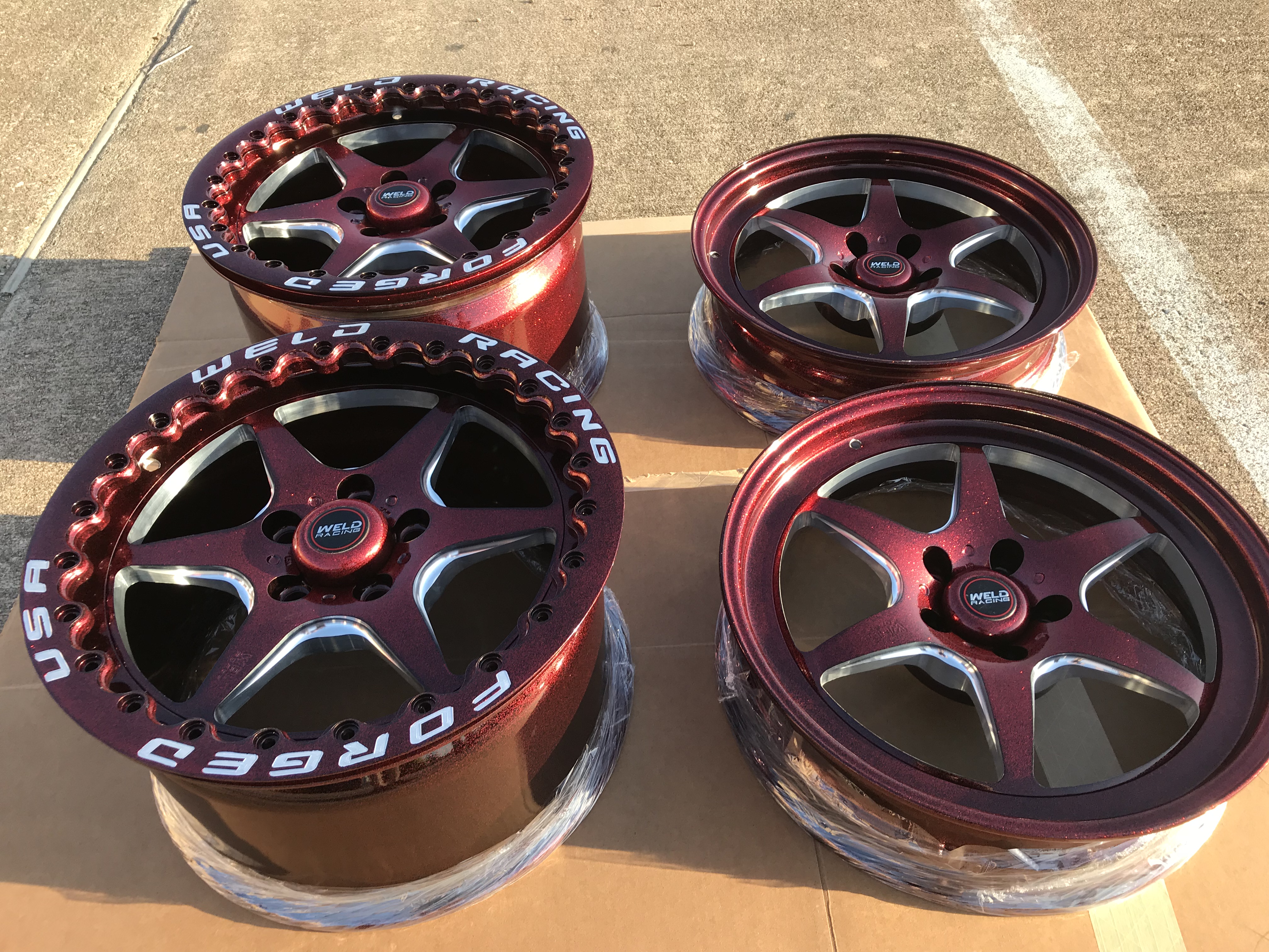 Forged racing wheels for an s550 in Super Red Sparkle | Gallery Project ...