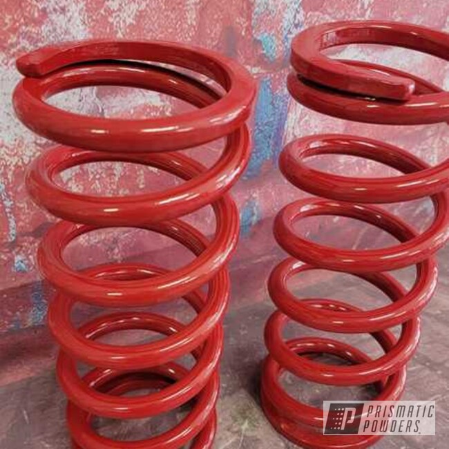 Powder Coated Ral 3002 Coil Springs
