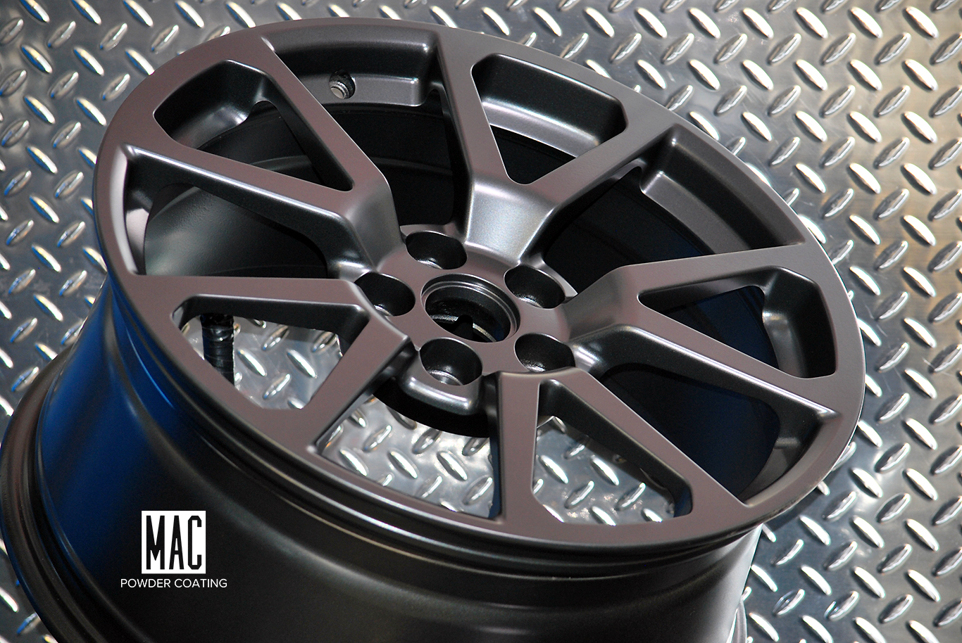 Powder Coated Graphite Black I Wheels | Gallery Project | Prismatic Powders