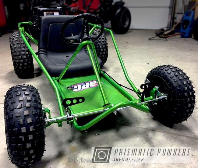 Powder Coating: Illusion Lime Time PMB-6918,Manco Go Kart,Complete Restoration,Miscellaneous,Clear Vision PPS-2974,Off-Road