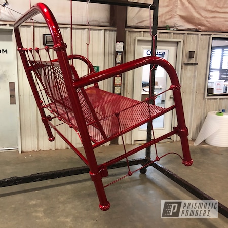 Powder Coating: Outdoor Patio Furniture,3 Stage,POLISHED ALUMINUM HSS-2345,Bench,Porch,Clear Vision PPS-2974,LOLLYPOP RED UPS-1506,Restoration,Patio Bench,Furniture