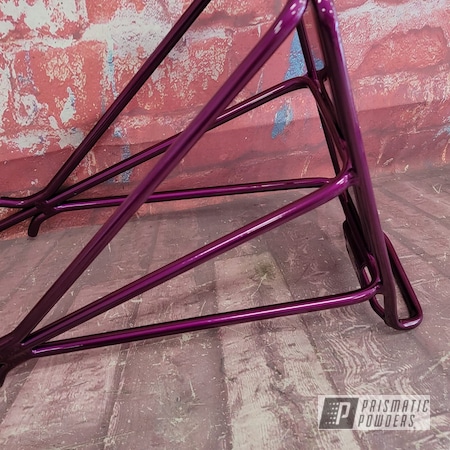 Powder Coating: Clear Vision PPS-2974,Bicycle Parts,Bicycle Rack,Illusion Violet PSS-4514