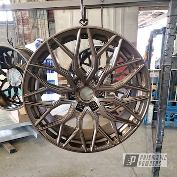 Powder Coated Bronze Chrome Wheels