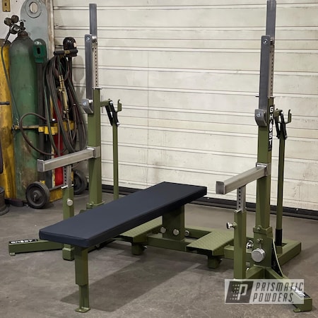Powder Coating: Ghost Strong,Gym Equipment,Army Green PSB-4944,Weight Equipment