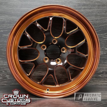 Weld Racing Rts S77 Wheels Done With A Transparent Copper Top Coat