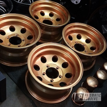 Wheels Done In Illusion True Copper And Clear Vision