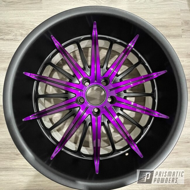 Custom Wheels Using Black Jack, Illusion Violet and Clear Vision 