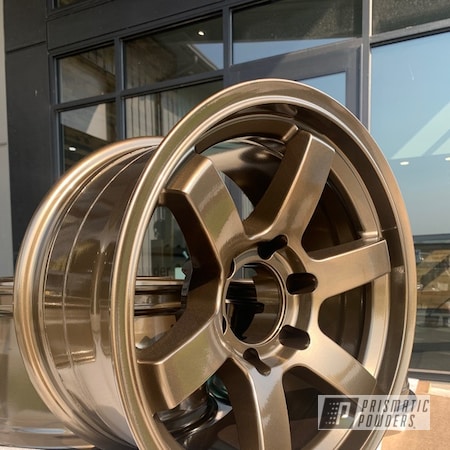 Powder Coating: Rims,Bronze Chrome PMB-4124,17" Wheels,Wheels