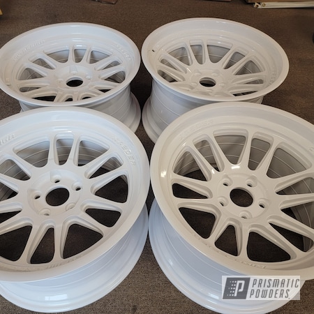 Powder Coating: Aluminum Wheels,Rims,17" Aluminum Rims,Polar White PSS-5053,17" Wheels,Aluminum Rims,Wheels
