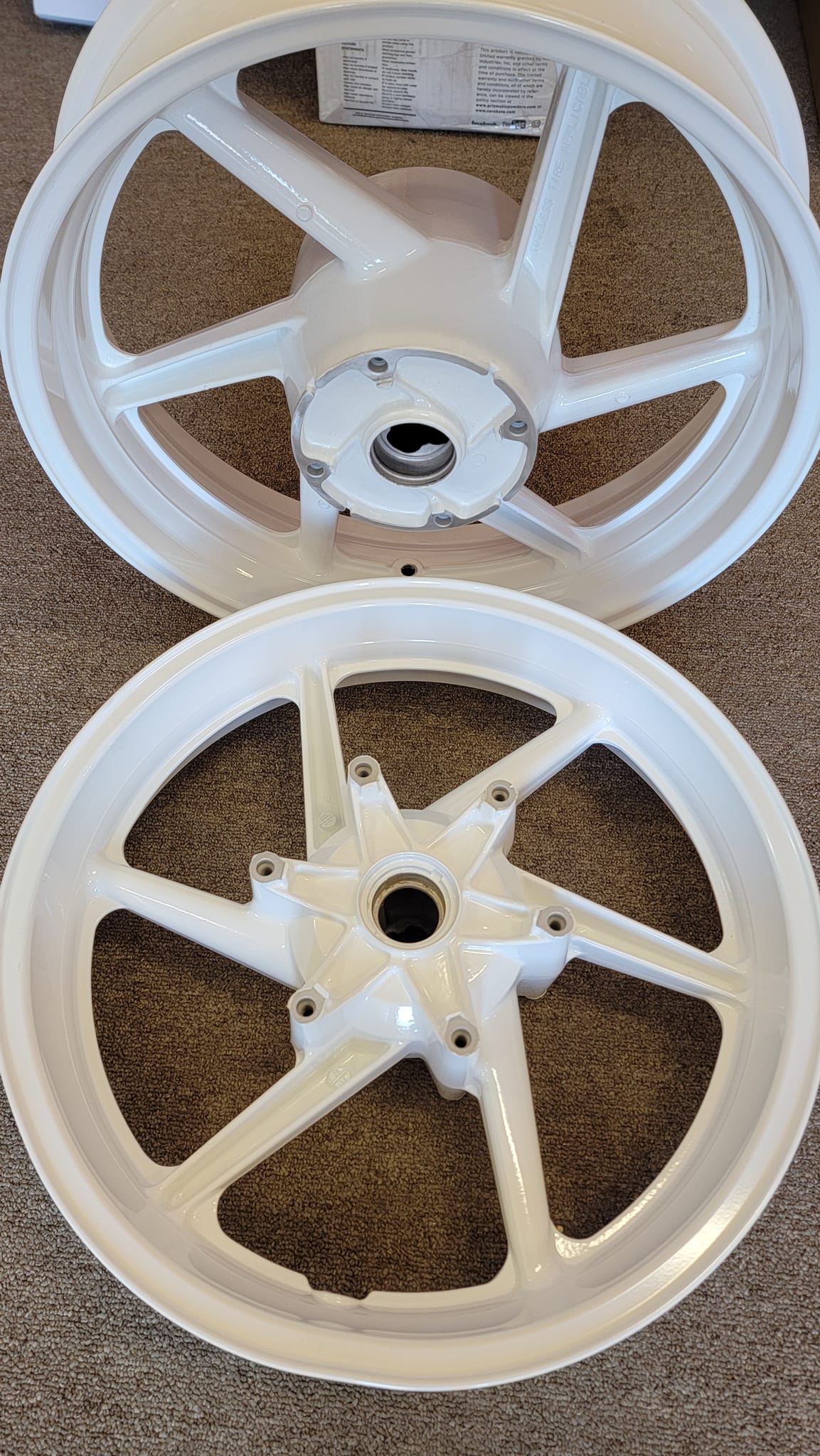 Motorcycle Rims with Pearl Sparkle | Prismatic Powders