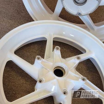 Powder Coated Pearl Sparkle Motorcycle Rims