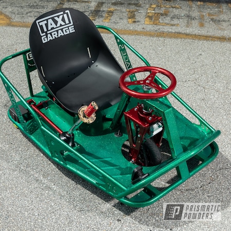 Powder Coating: Drift Cart,PRISMATIC PLANKTON PPB-10204,Taxi Garage Crazy Cart,Taxi Garage,Two Tone,Crazy Cart,Deep Red PPS-4491,Drift,Cart,Go Cart