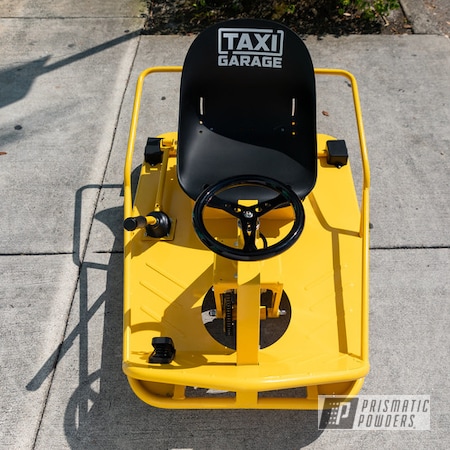 Powder Coating: Crazy Cart,Drift Cart,Drift,Cart,Go Cart,Taxi Garage,GLOSS BLACK USS-2603,Taxi Garage Crazy Cart,Yellow Jasper PSB-8055