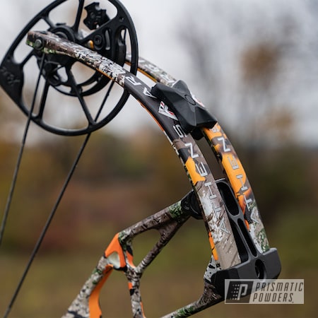 Powder Coating: Hunting,Compound Bow,Archery,Bow,Casper Clear PPS-4005,Gloss White PSS-5690,Kolorfusion