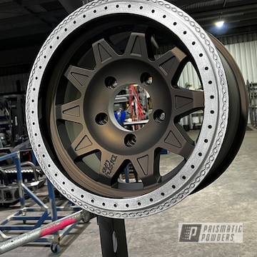 Powder Coated Wheels In Umb-4965 And Pps-4005
