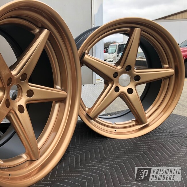 Vossen Wheels In Illusion True Copper And Clear Vision Powder Coat