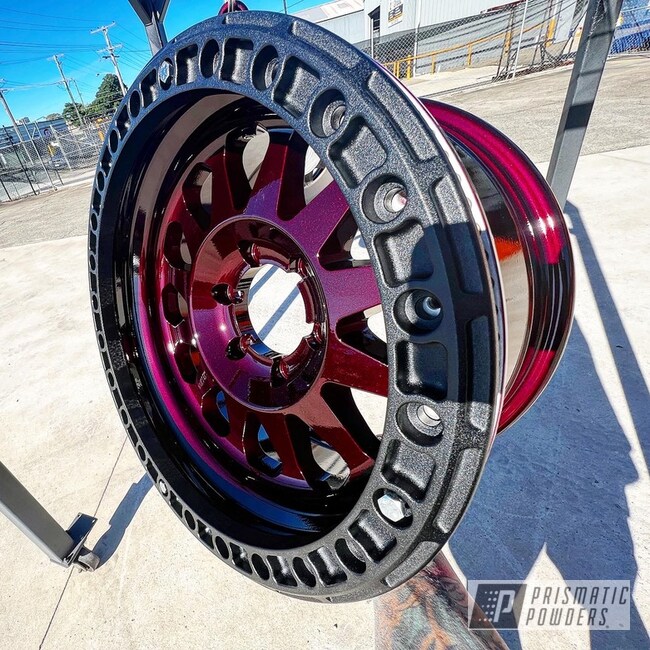 Powder Coated Wheels In Pps-2974 And Pmb-6906