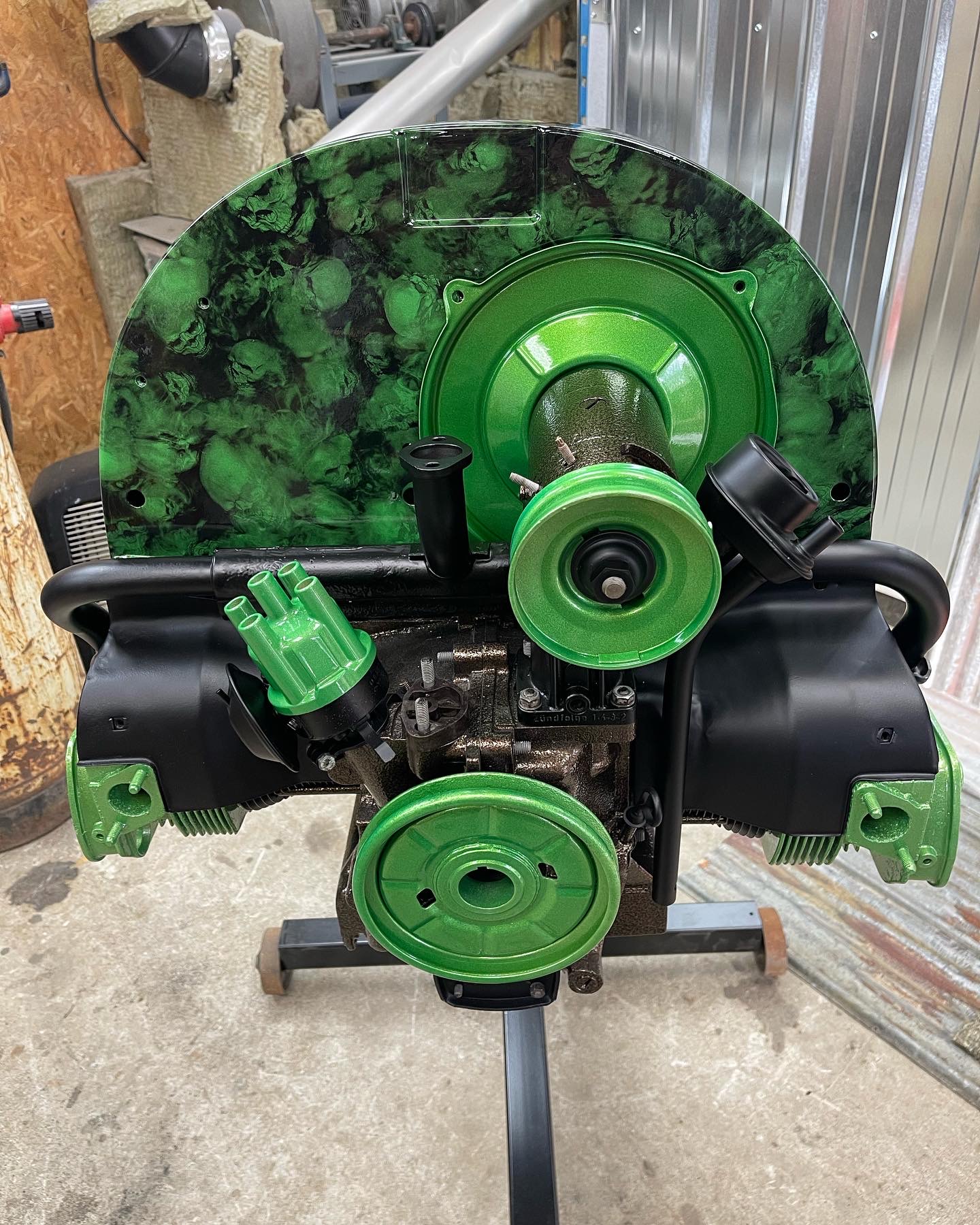 Powder Coat Engine Parts at Shelley Morgan blog