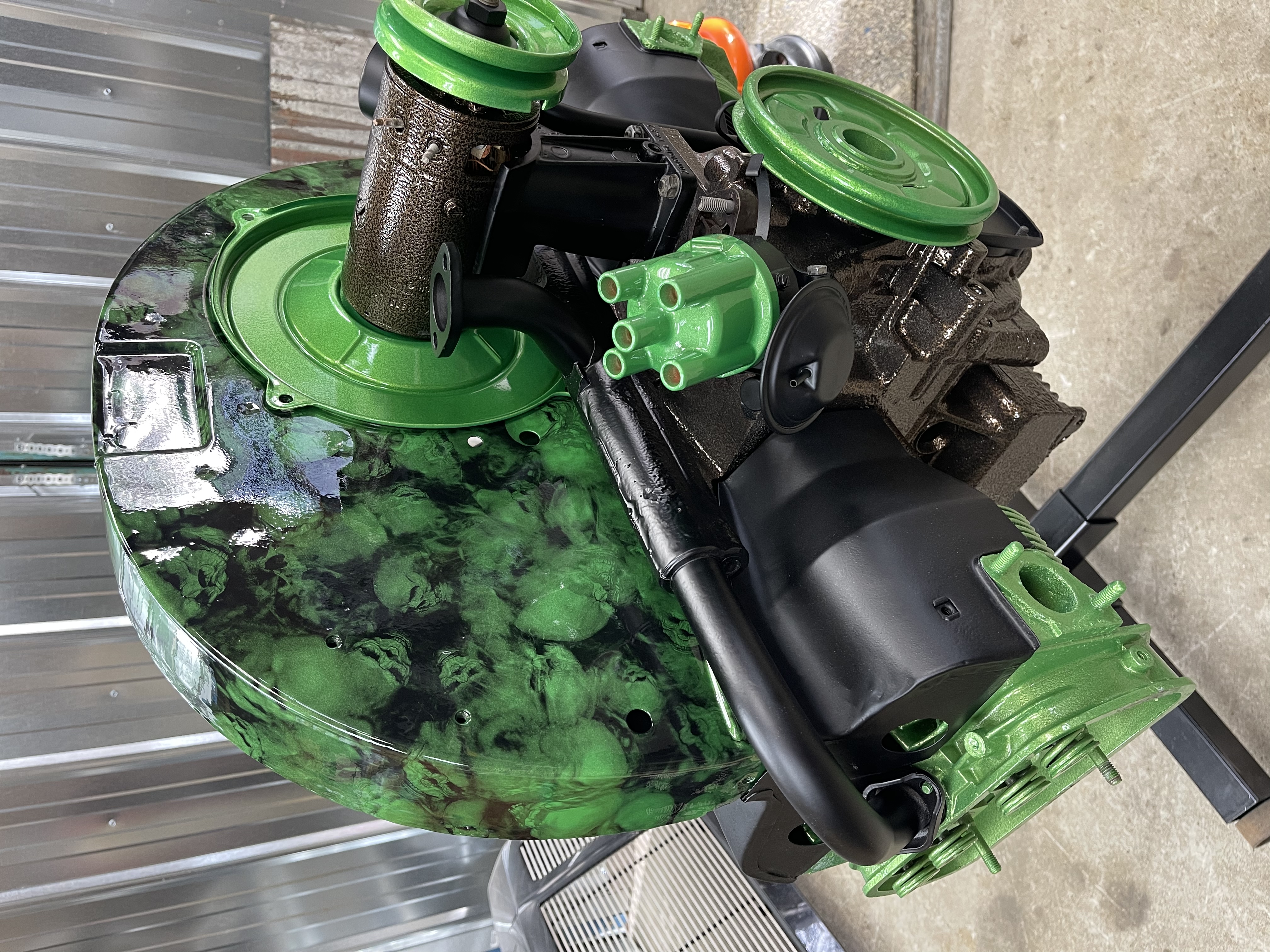 Powder Coat Engine Parts | Prismatic Powders