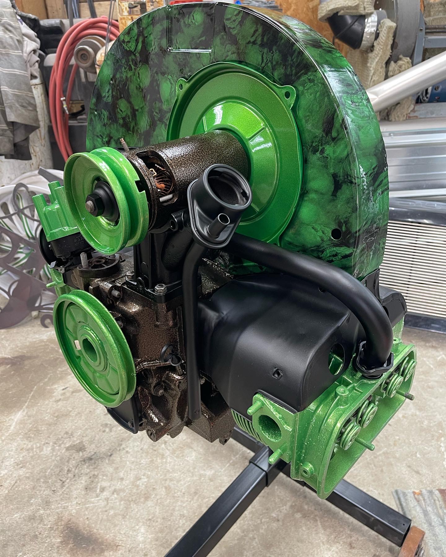 Powder Coat Engine Parts at Shelley Morgan blog