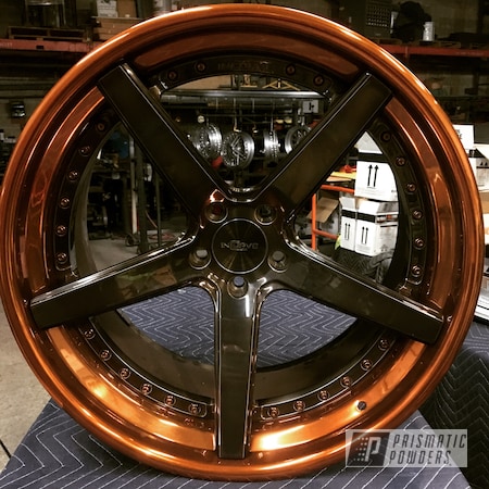 Powder Coating: Incurve Custom Wheels,Transparent Copper PPS-5162,Clear Vision PPS-2974,Liquid Smoke PPS-3081,Automotive,Wheels