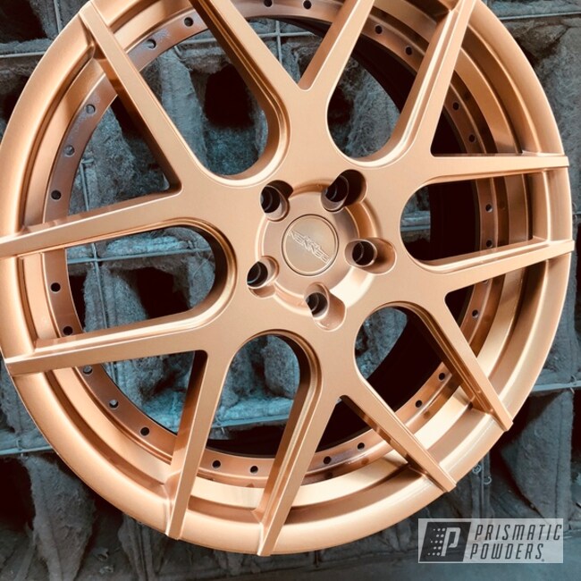 Rennen Wheels Finished In Illusion True Copper And Clear Vision Powder Coat