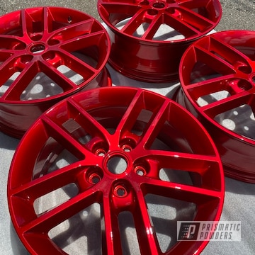Deep Red Wheels
