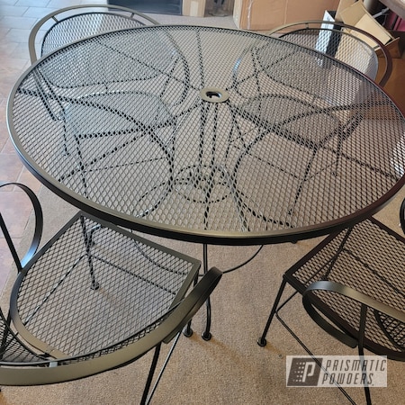Powder Coating: Patio Chairs,Patio Table,BLACK JACK USS-1522,Patio Furniture,Outdoor Patio Furniture