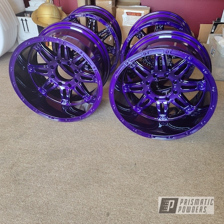 Powder Coating: Illusion Purple PSB-4629,Wheels,Clear Vision PPS-2974,20" Wheels,Aluminum Wheel,Rims,Aluminum Rims,20" Aluminum Rims
