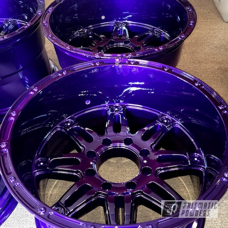 Powder Coating: Illusion Purple PSB-4629,Wheels,Clear Vision PPS-2974,20" Wheels,Aluminum Wheel,Rims,Aluminum Rims,20" Aluminum Rims