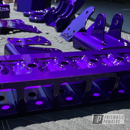 Powder Coating: Illusion Purple PSB-4629,Clear Vision PPS-2974,2 Stage Application,2 stage