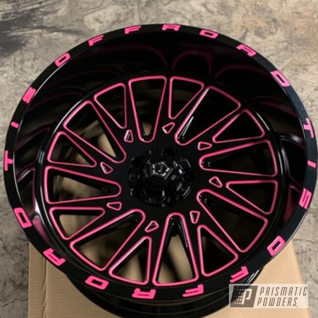 Lazer Polka Dot Pink Jeep Wheels