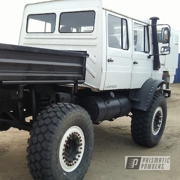 Couch Off-road Engineering Unimog Utility Bed In Silk Satin Black Powder Coat