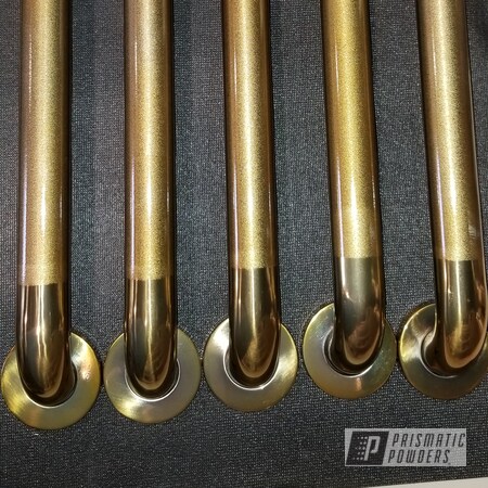 Powder Coating: Hand Rails,Transparent Gold PPS-5139,Hardware,Miscellaneous