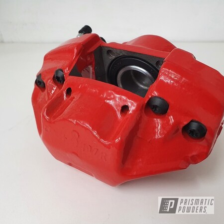 Powder Coating: Automotive,Astatic Red PSS-1738,Brake Caliper,Opel
