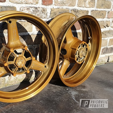 Powder Coating: Transparent Gold PPS-5139,Motorcycle Rims,Rims,Yamaha,Motorcycle Wheels,Wheels