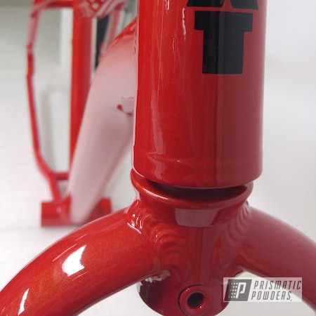 Powder Coating: Roadster Red PMB-10002,Bicycles,Clear Vision PPS-2974,Ink Black PSS-0106,Powder Coated Fat Bike,Powder Coated Bicycle Frame,Custom Bicycle Frame,Powder Coated Bike Frame,Bicycle Frame