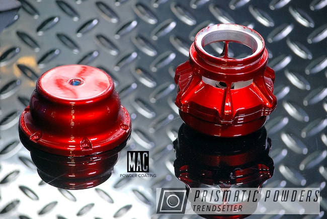 Powder Coating: Wastegate,Turbo Parts,Turbo Part,Deep Red PPS-4491,Automotive,Turbo Charger Wastegate Valve