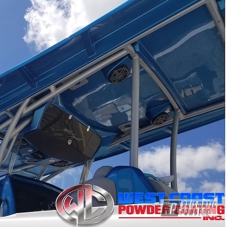 Powder Coating: Boat Parts,Clear Vision PPS-2974,Boatlife,Boat,Class A Silver PMB-4202