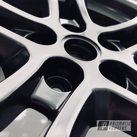 Powder Coating: Wheels,Matte Black PSS-4455,Automotive,Black,Chevy,Camaro
