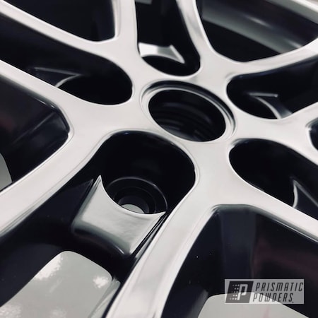 Powder Coating: Chevy,Camaro,Matte Black PSS-4455,Black,Automotive,Wheels