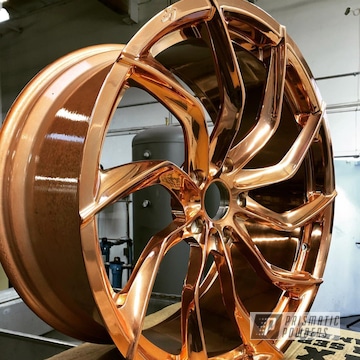 Custom Wheels In Trans Copper Ii Powder Coat