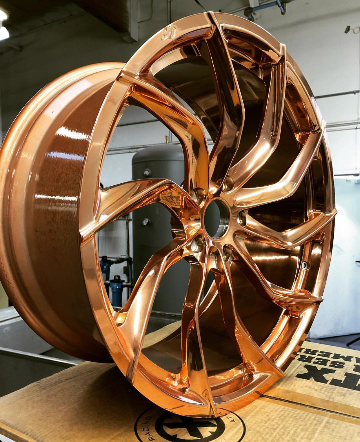 Custom Wheels in Trans Copper II Powder Coat | Gallery Project ...