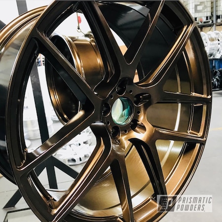 Powder Coating: Wheels,Automotive,Bronze,Custom Wheels,Bronze Chrome PMB-4124