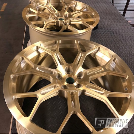 Powder Coating: Automotive,Transparent Brass PPS-5159,Custom Wheels,Wheels